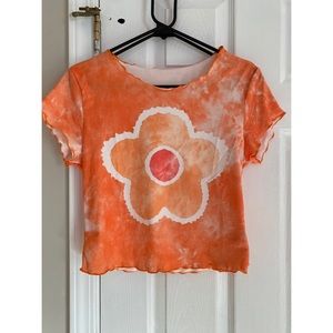 Retro 90s Lizzie McGuire inspired crop Tee